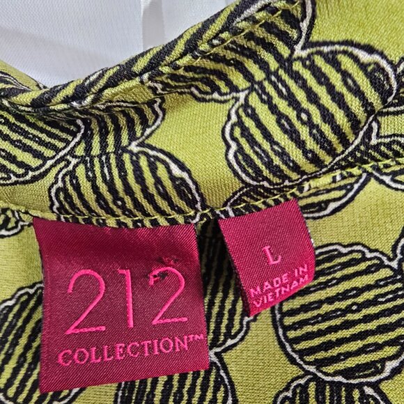 212 Collection Y2K Babydoll Tank Green Abstract Polka Dot Goth Whimsigoth L - Picture 7 of 10